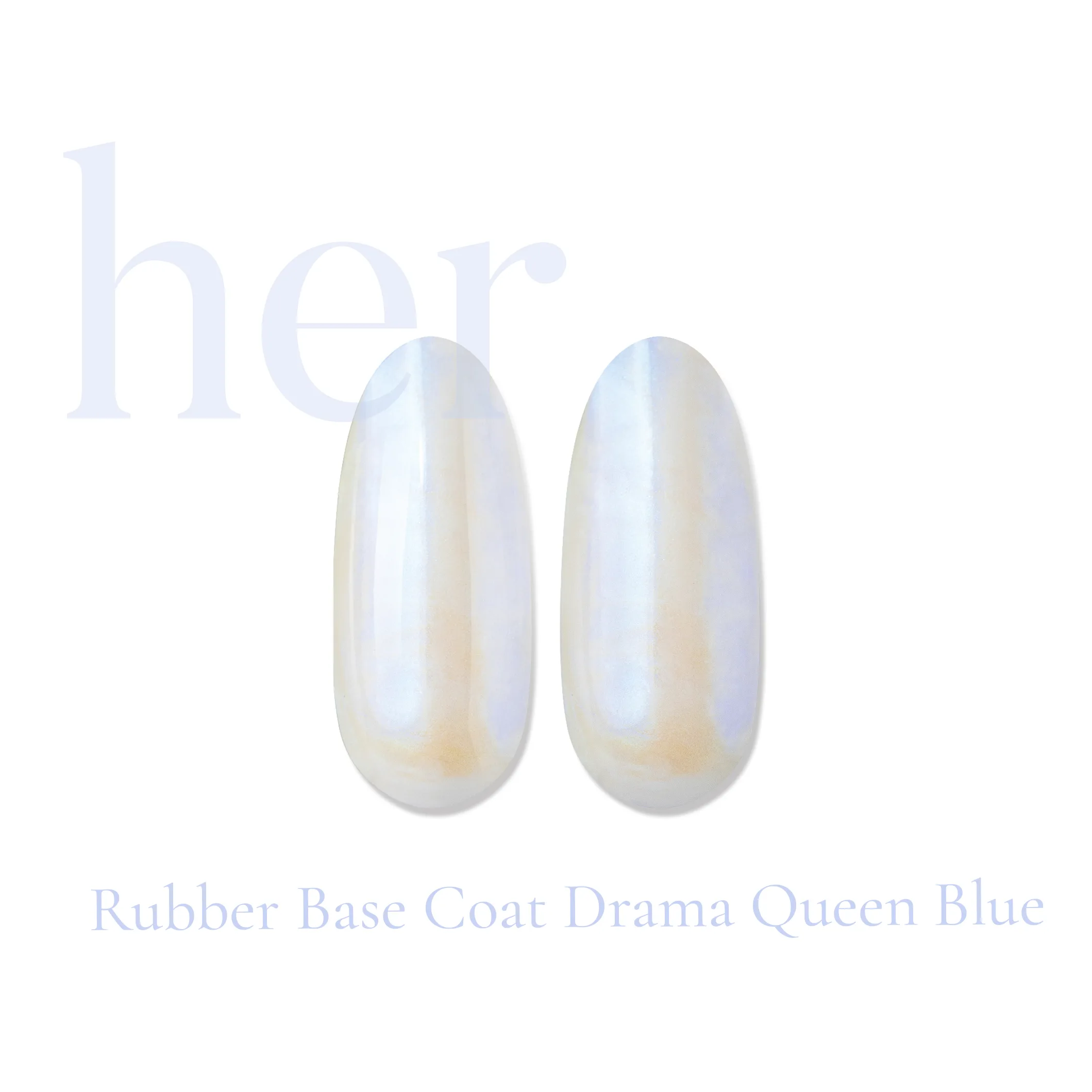 Rubber Base Coat DRAMA QUEEN BLUE