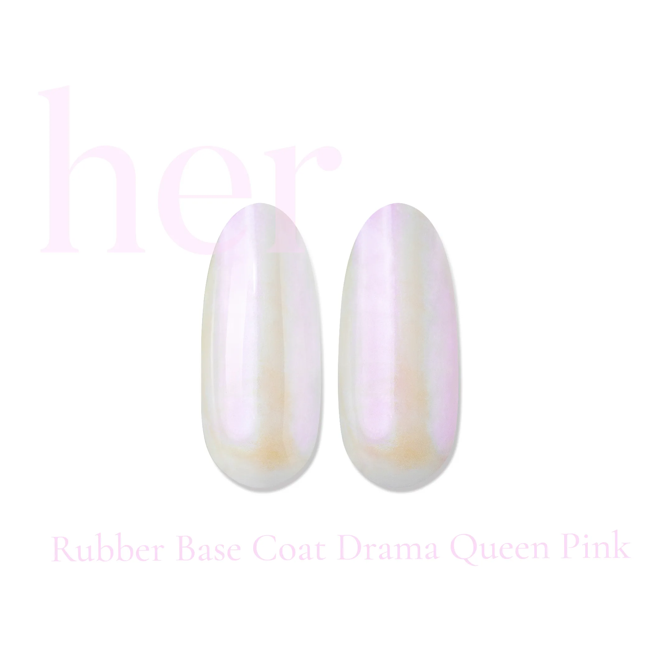 Rubber Base Coat DRAMA QUEEN PINK