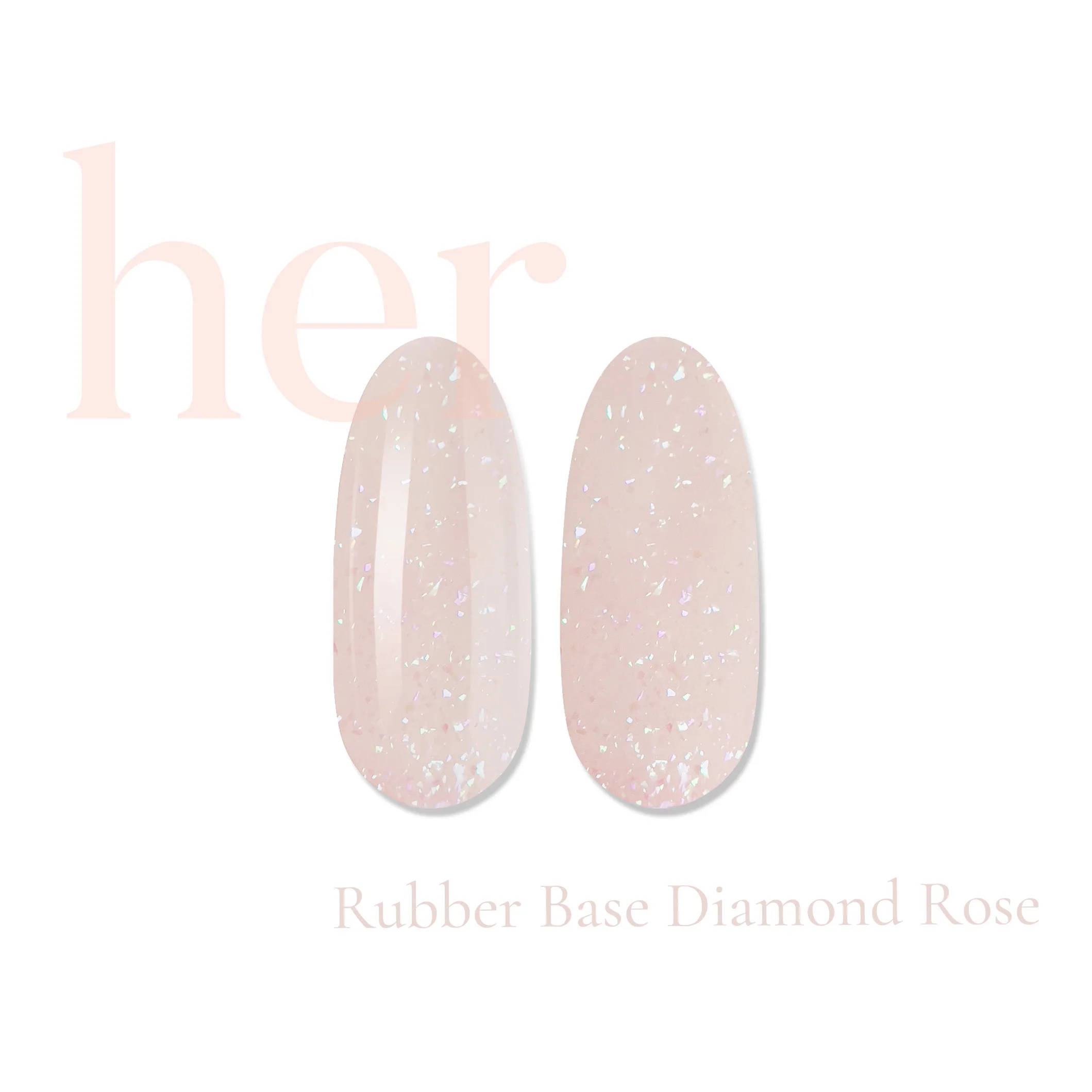 Rubber Base DIAMOND ROSE