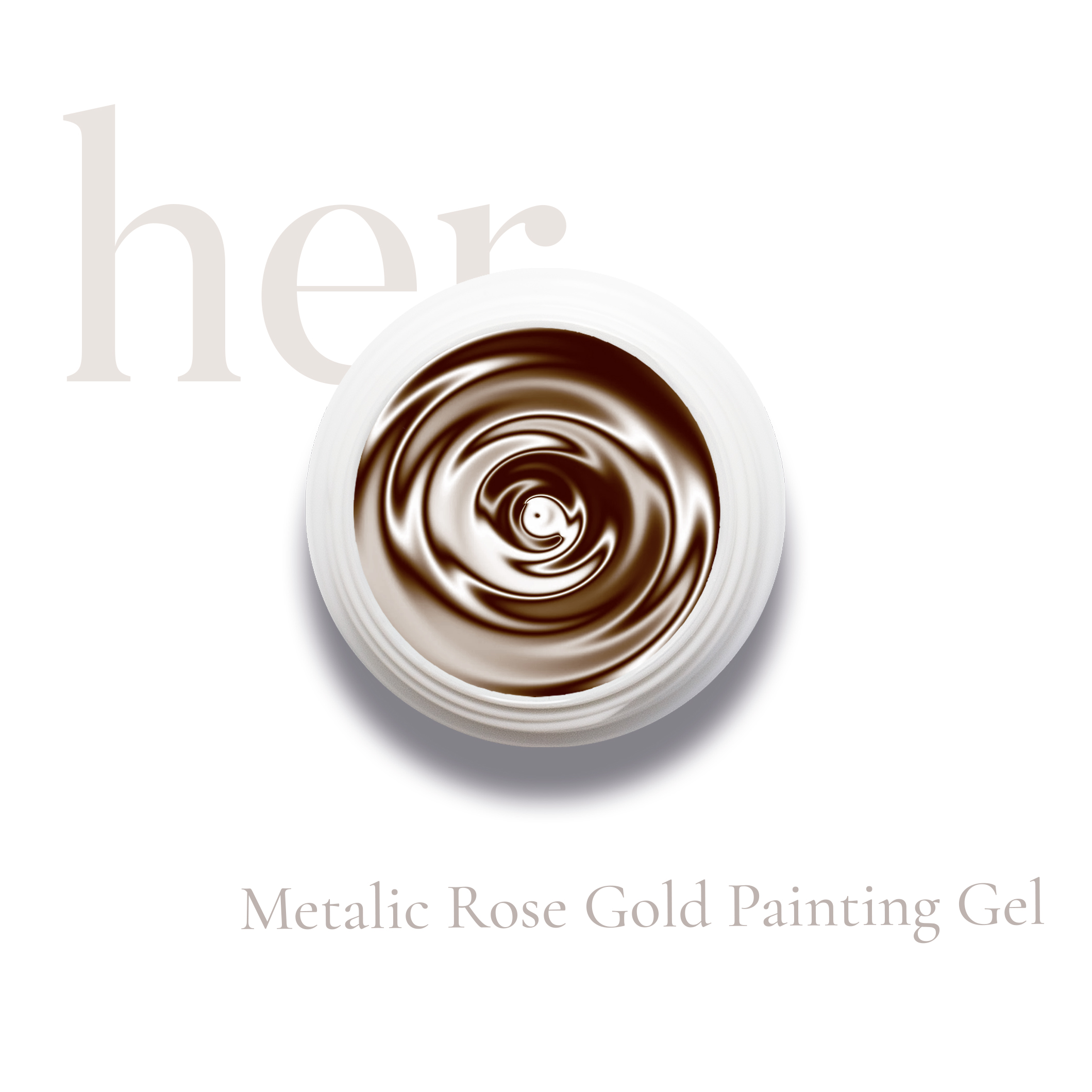 METALIC ROSE GOLD PAINTING GEL